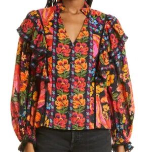 FARM RIO Colorful Blouse